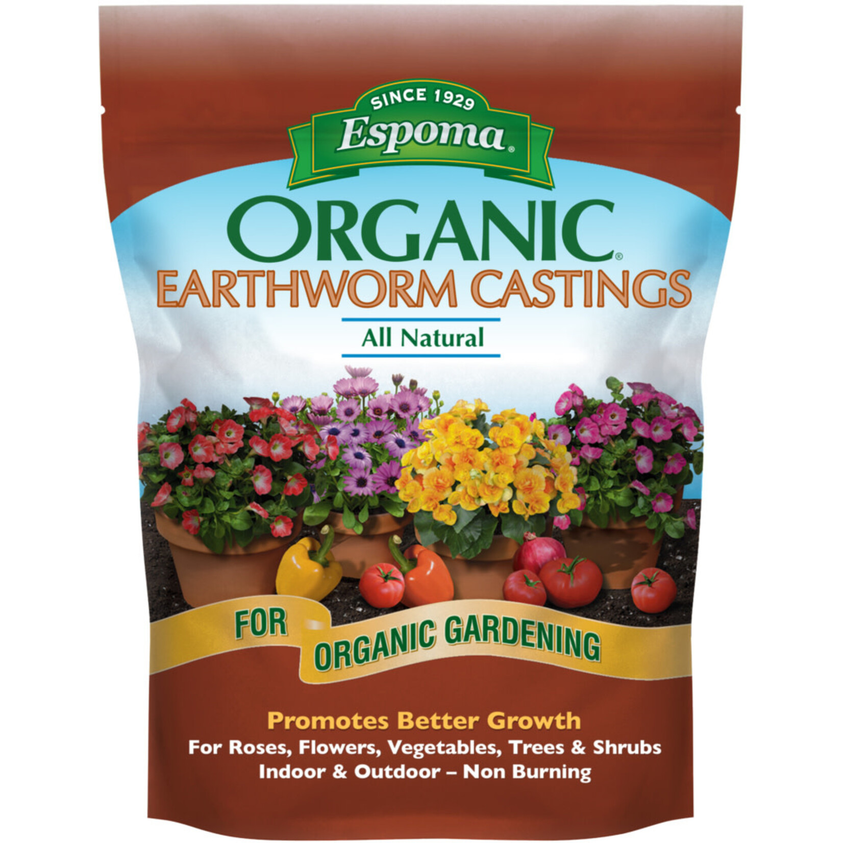 Espoma ESPOMA ORGANIC EARTHWORM CASTINGS 4 QT
