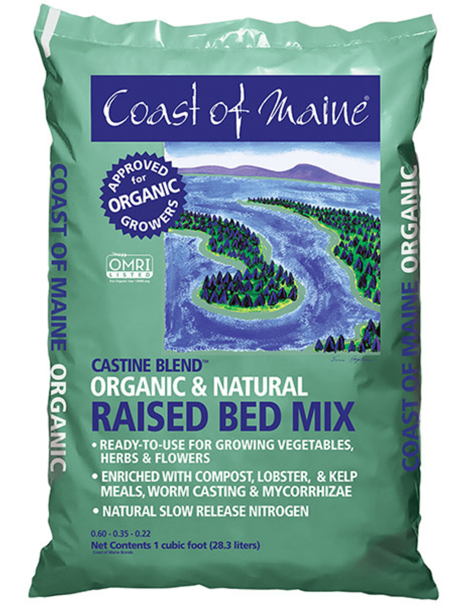 Coast of Maine Coast of Maine Castine Blend Organic Raised Bed Mix - 2 cu ft