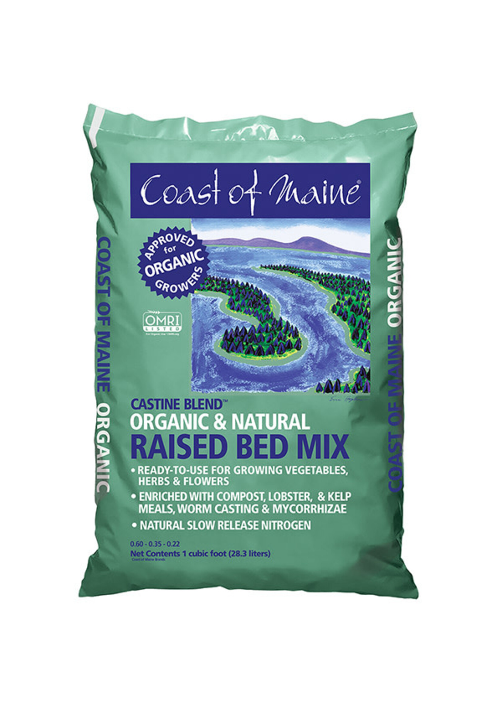 Coast of Maine Coast of Maine Castine Blend Organic Raised Bed Mix - 2 cu ft