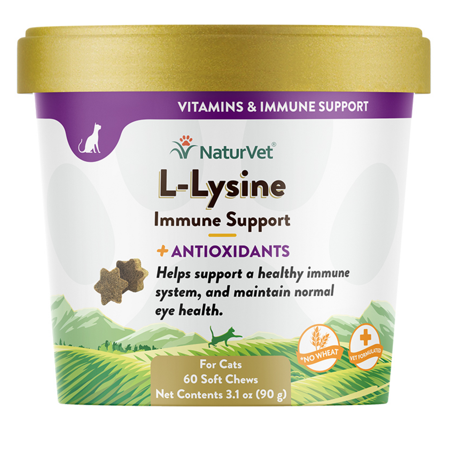 Naturvet NATURVET L-LYSINE IMMUNE SUPPORT 60 CT