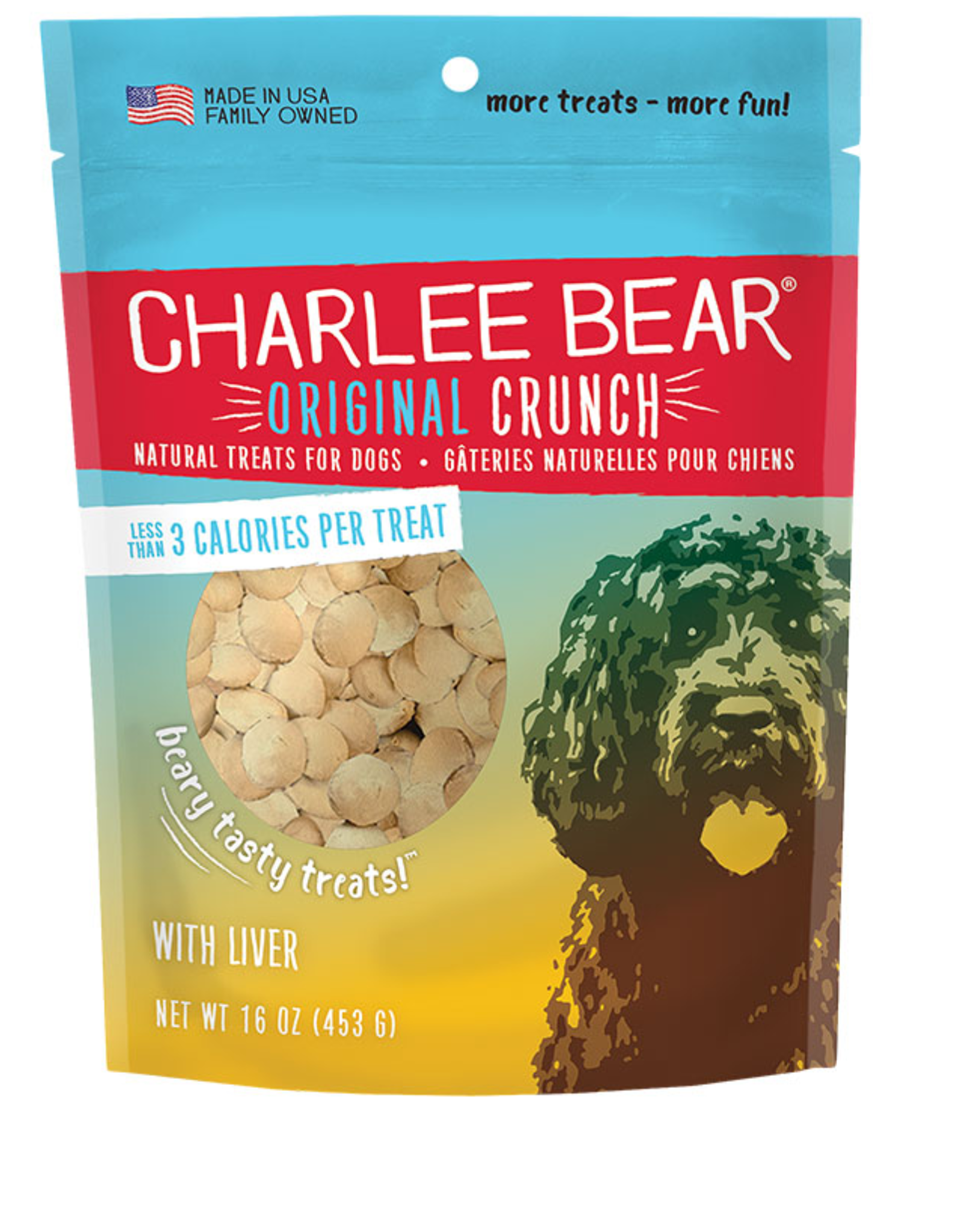 Charlee Bear Charlee Bear Original Chicken Liver Dog Treats - 16 oz.
