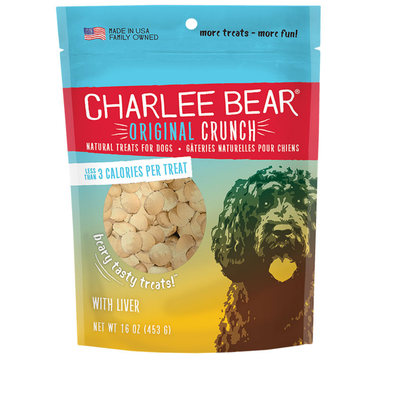 Charlee Bear Charlee Bear Original Chicken Liver Dog Treats - 16 oz.