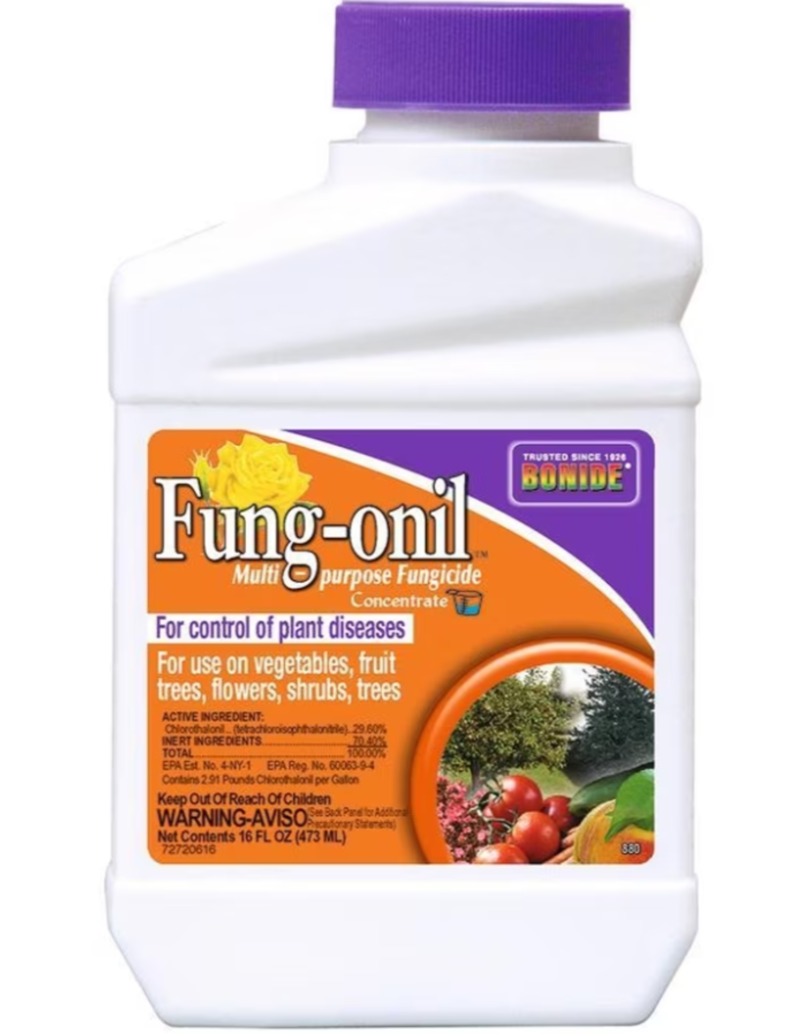 BONIDE FUNG-ONIL MULTI-PURPOSE FUNGICIDE 16OZ