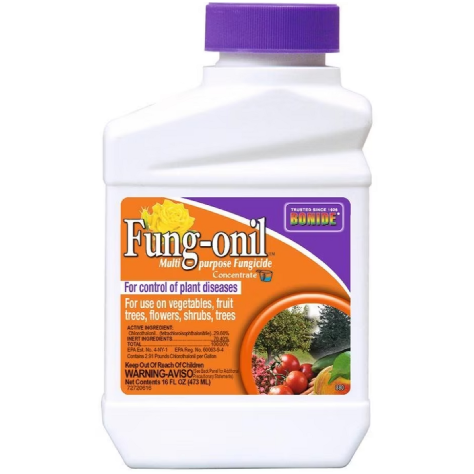 BONIDE FUNG-ONIL MULTI-PURPOSE FUNGICIDE 16OZ