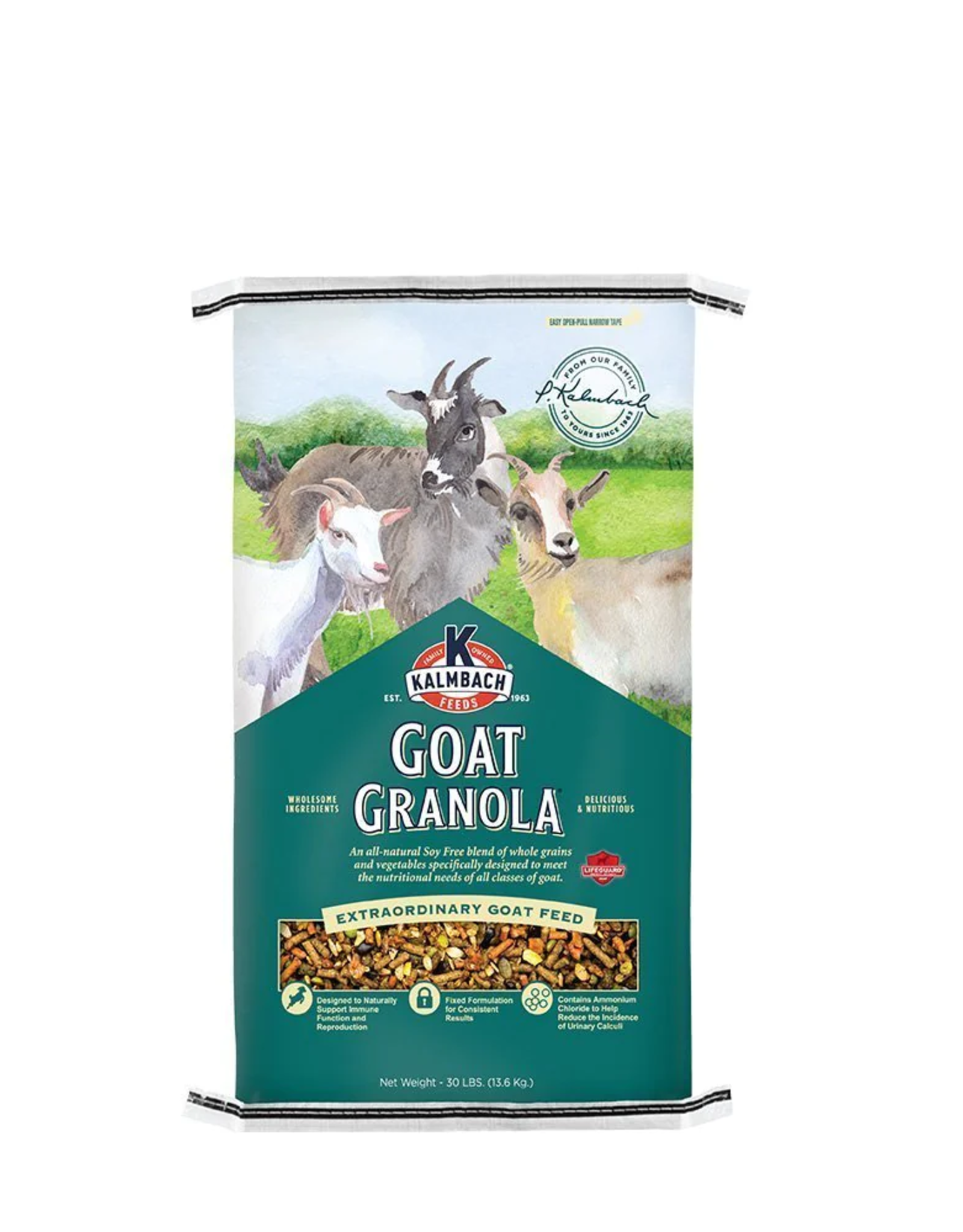 Kalmbach KALMBACH GOAT GRANOLA 16% TEXTURED - 30 LB
