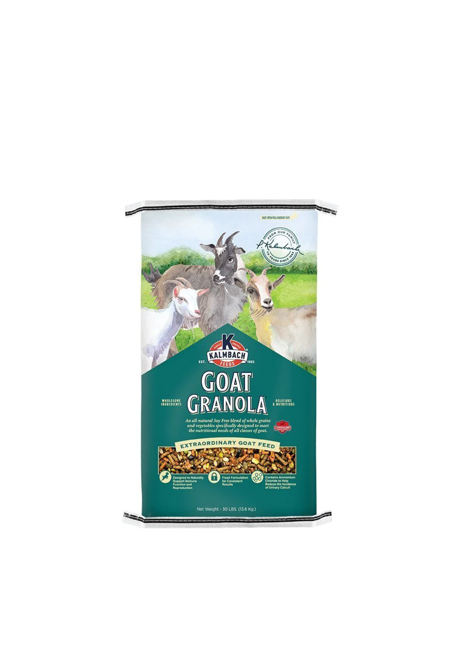 Kalmbach KALMBACH GOAT GRANOLA 16% TEXTURED - 30 LB