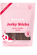 BOCCE'S BAKERY BOCCE'S BAKERY DOG GRAZERS BEEF JERKY STICKS 4OZ