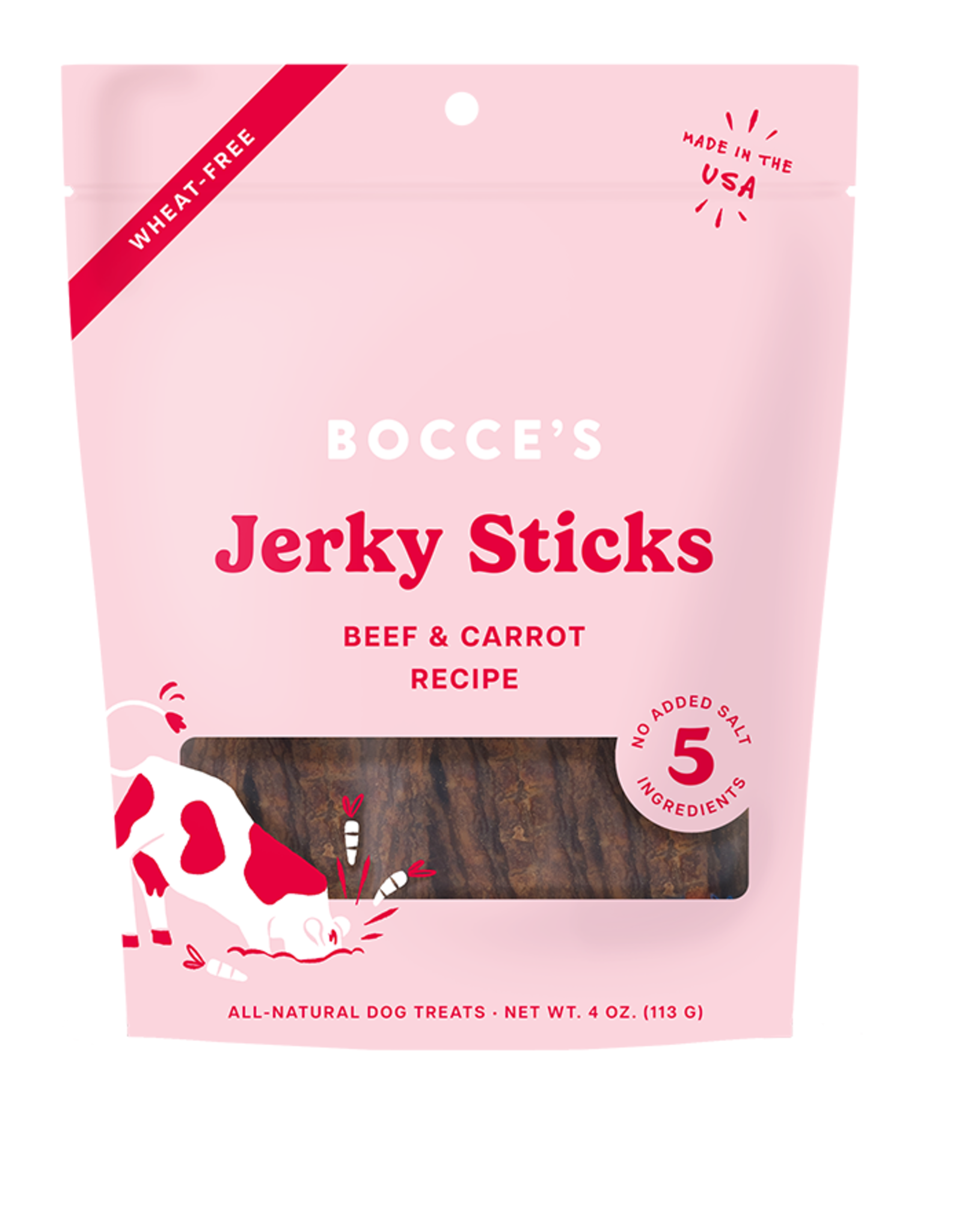 Bocce's Bakery Bocce's Bakery Dog Jerky Sticks BEEF 4 OZ