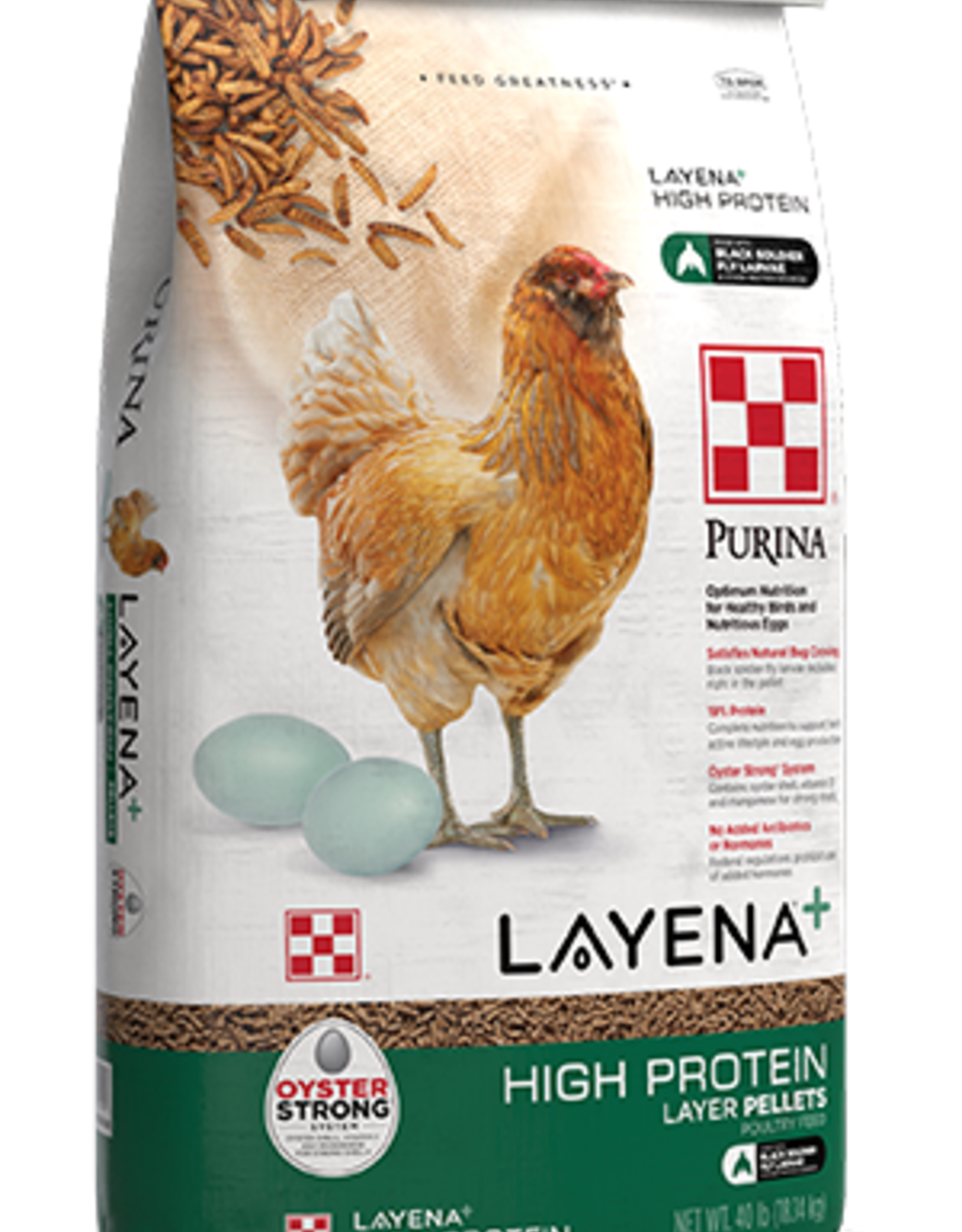 Purina Mills Purina Layena+ High Protein Layer Pellets 40 lbs