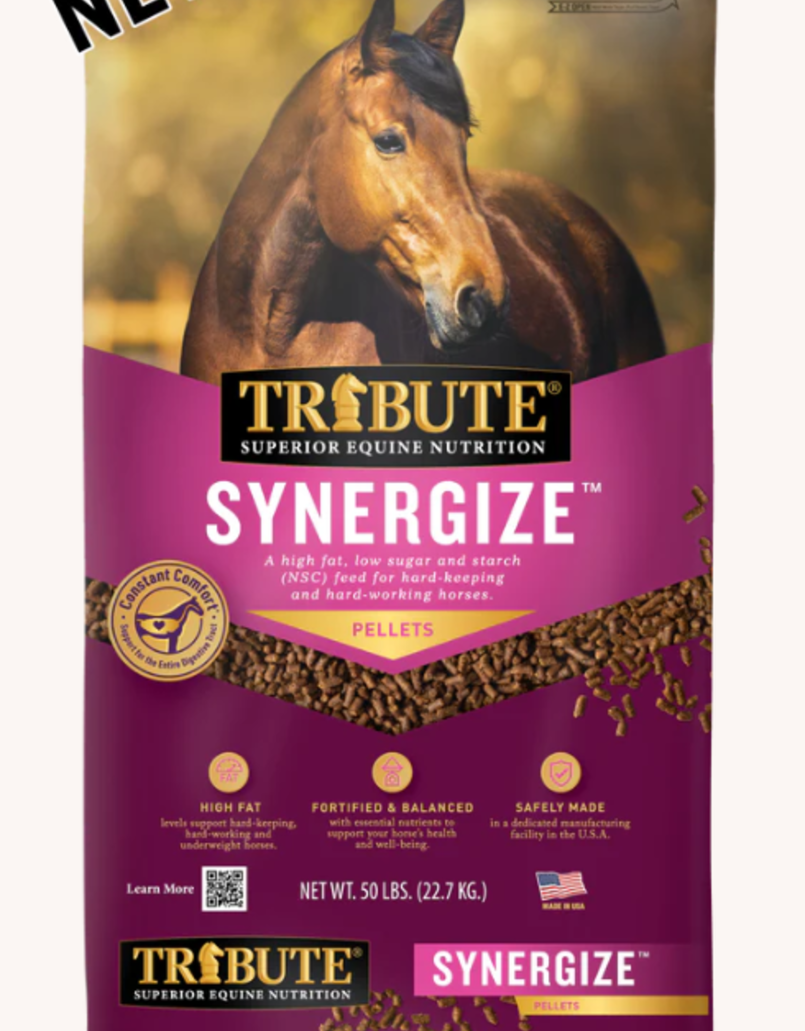 Tribute Tribute Synergize Pelleted Horse Feed - 50 lb