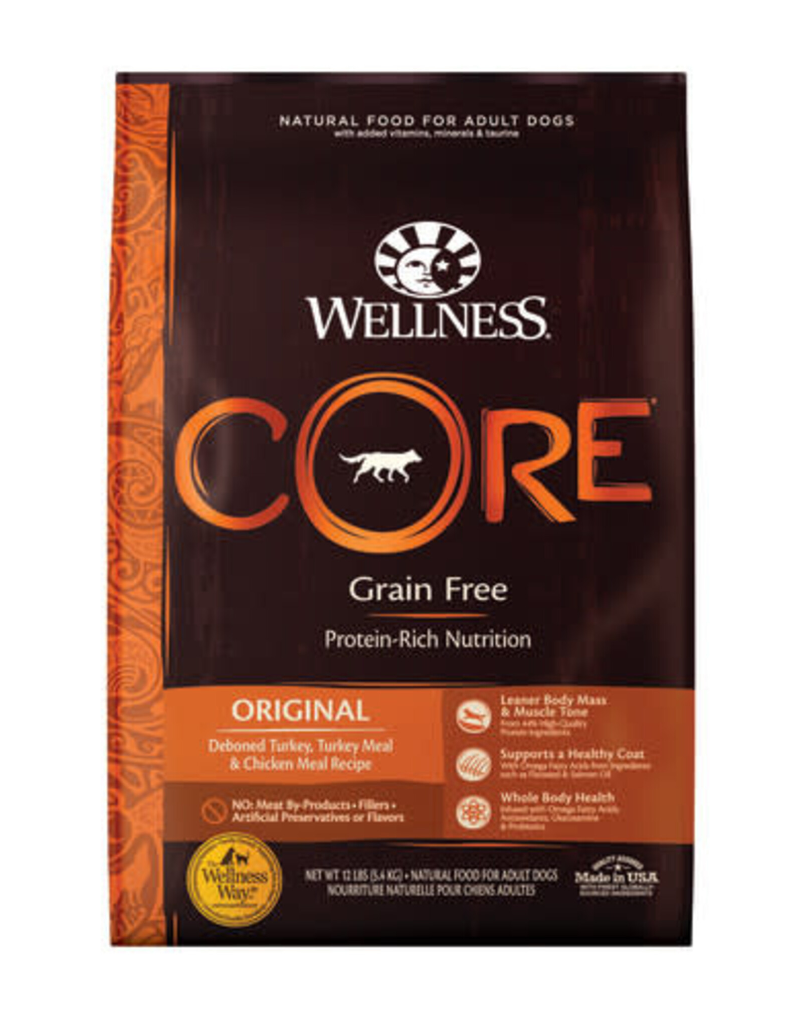 Wellness WELLNESS DOG CORE ORIGINAL 24LBS