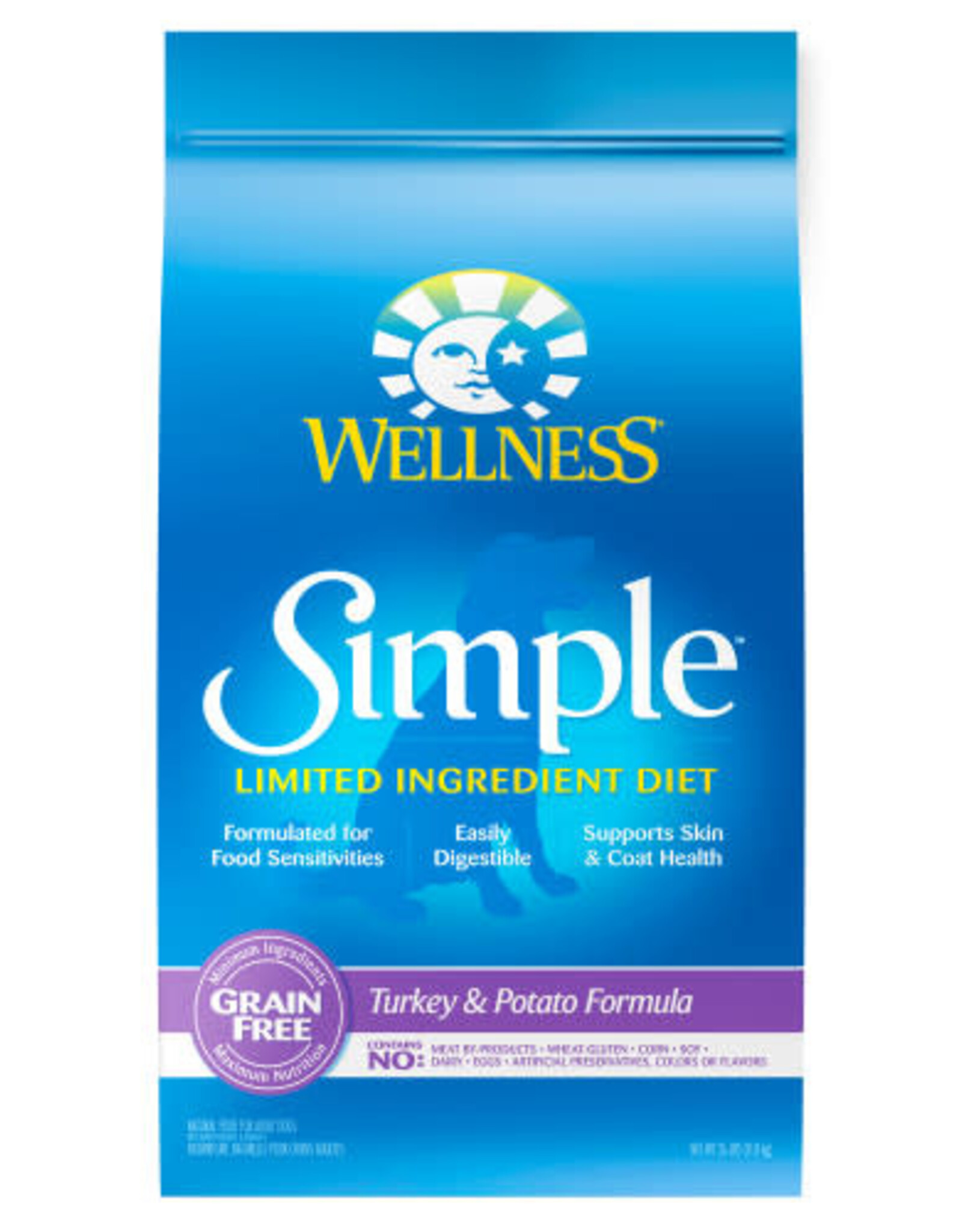 Wellness WELLNESS DOG SIMPLE TURKEY & POTATO 26LBS
