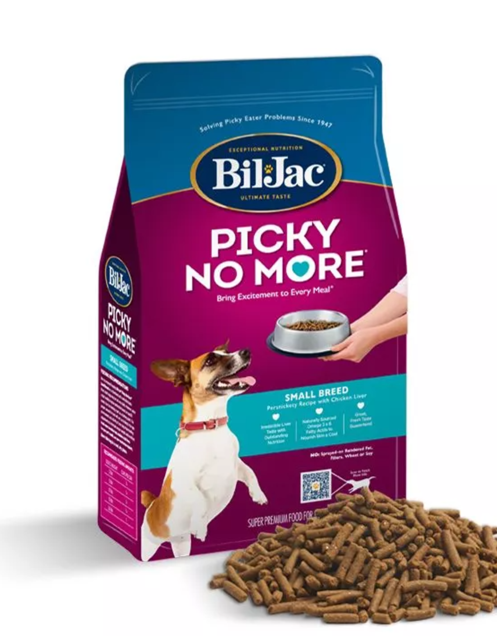 BIL-JAC FOODS, INC. BIL-JAC PICKY NO MORE SMALL BREED DOG FOOD 6 LB