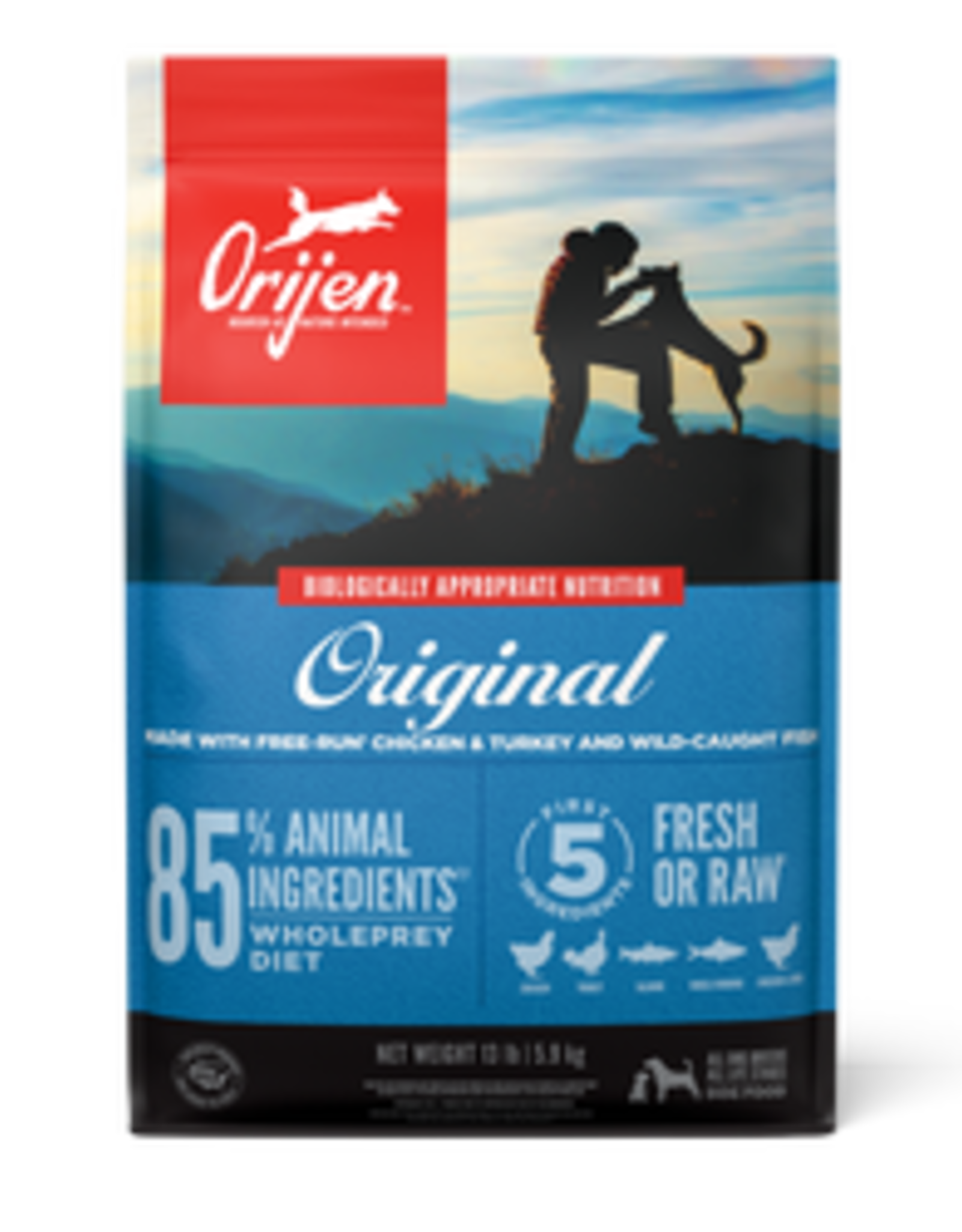 CHAMPION PET FOOD ORIJEN DOG ADULT ORIGINAL 25LBS