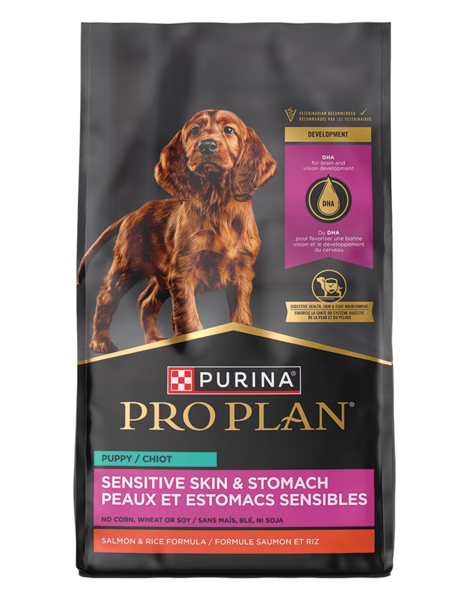 NESTLE PURINA PETCARE PRO PLAN PUPPY SENSITIVE SKIN & STOMACH SALMON 24 LBS