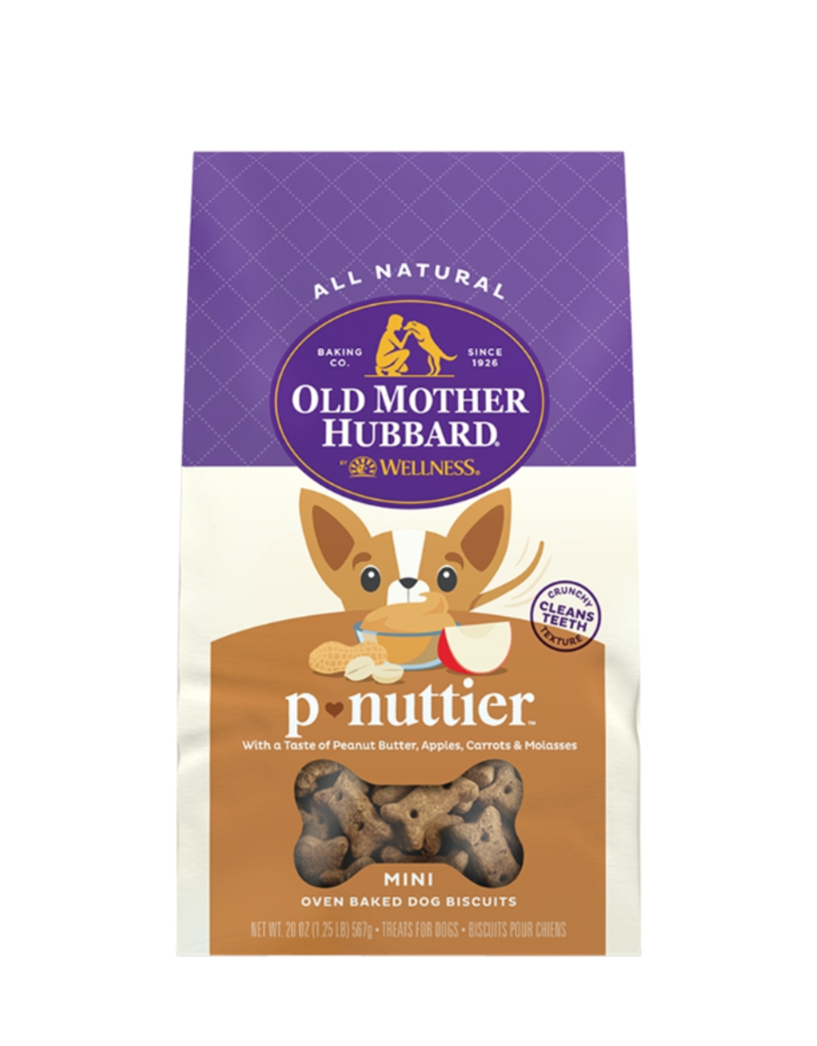 Old Mother Hubbard OLD MOTHER HUBBARD BISCUITS P-NUTTIER MINI 20OZ