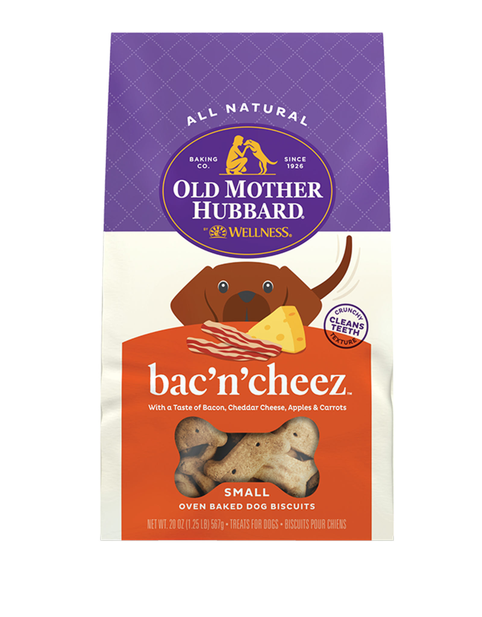 Old Mother Hubbard OLD MOTHER HUBBARD BISC BAC'N'CHEEZ SMALL 20OZ