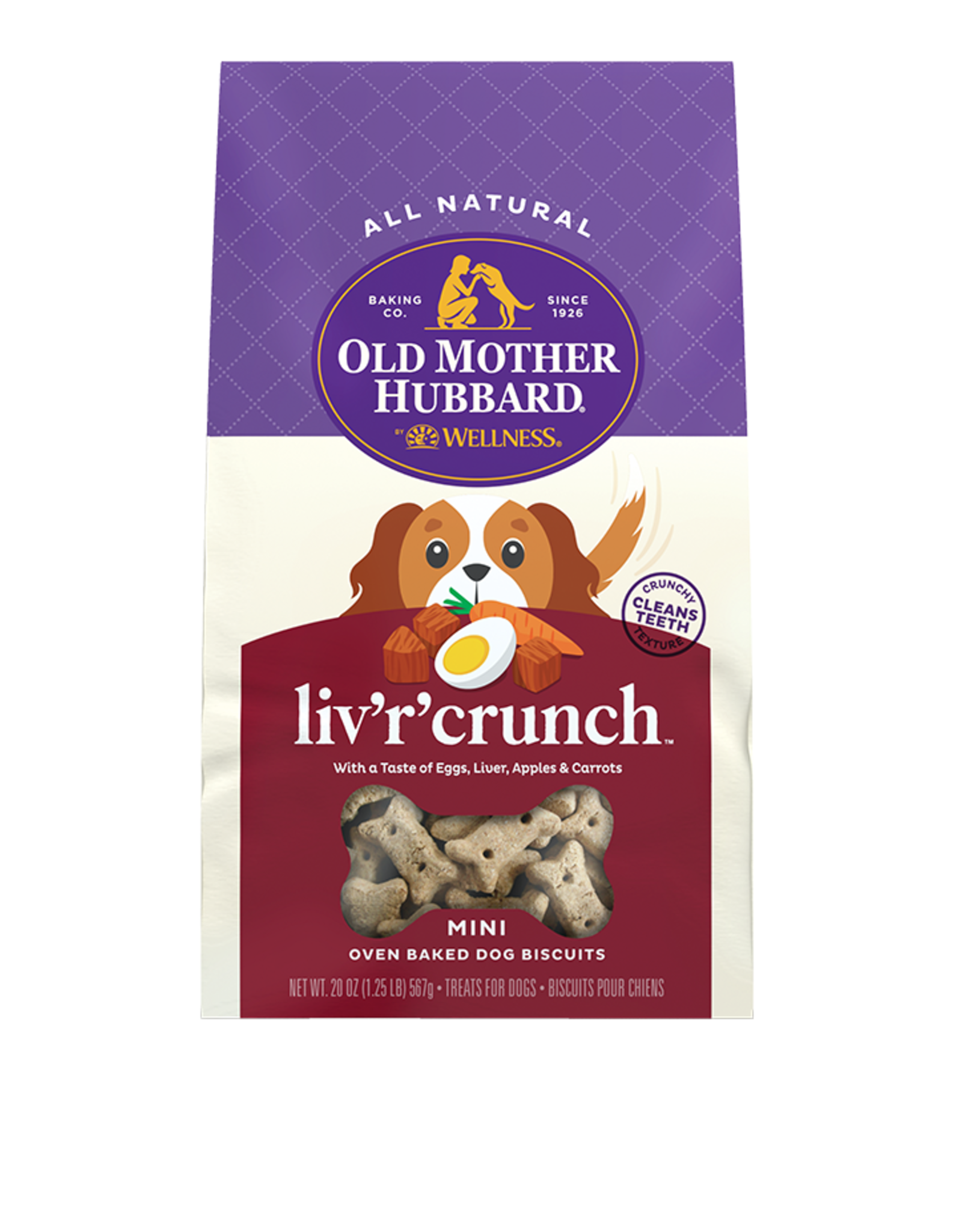 Old Mother Hubbard OLD MOTHER HUBBARD BISCUITS LIV'R'CRUNCH MINI 20OZ
