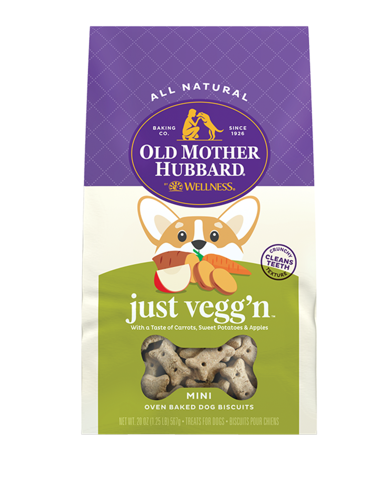 Old Mother Hubbard OLD MOTHER HUBBARD BISCUITS JUST VEGG'N MINI 20OZ
