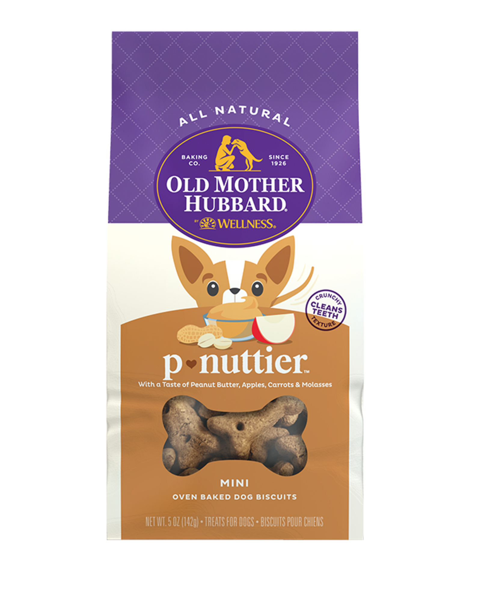 Old Mother Hubbard OLD MOTHER HUBBARD BISCUITS P-NUTTIER MINI 5OZ