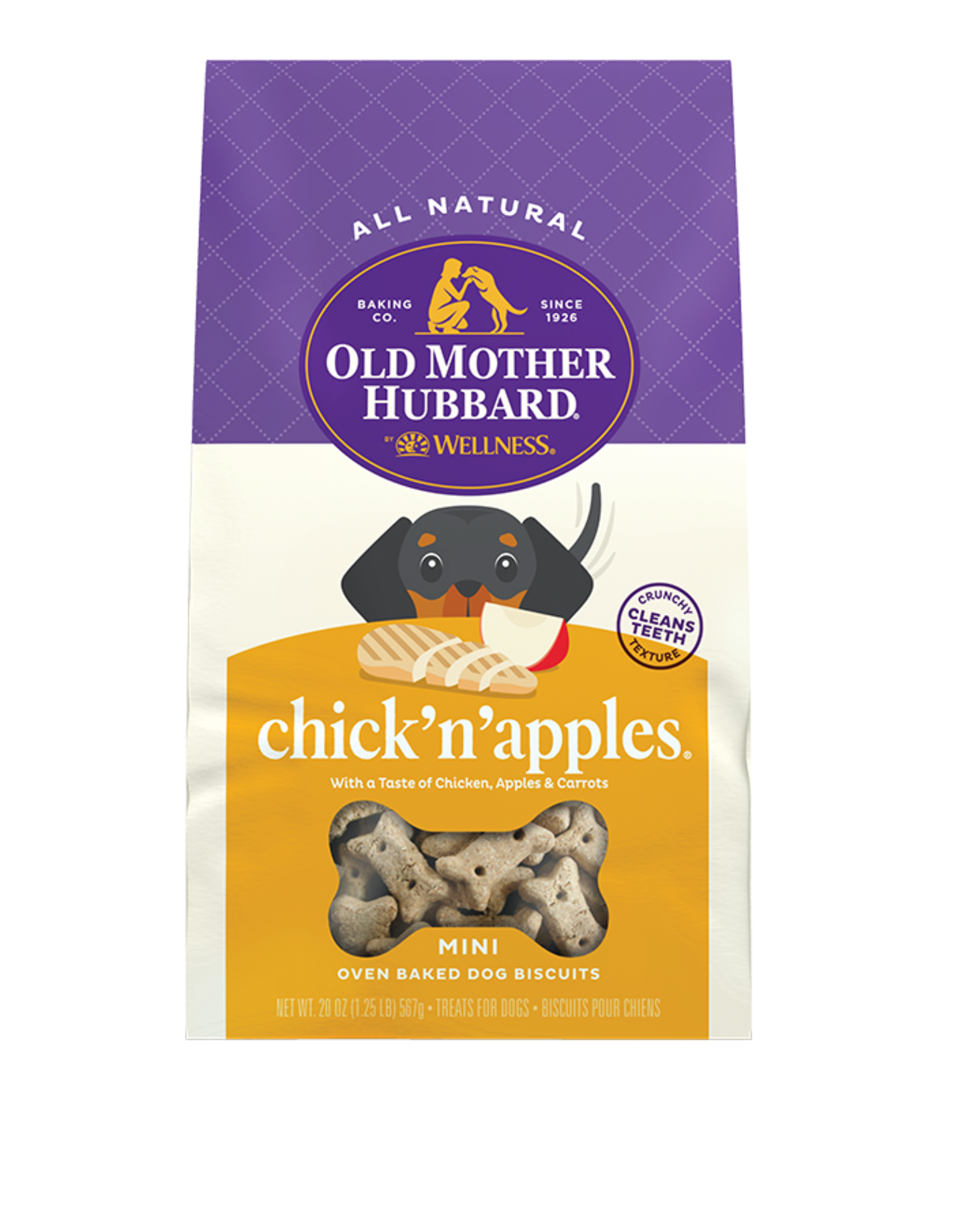 Old Mother Hubbard OLD MOTHER HUBBARD BISC CHICK'N'APPLE MINI 20OZ