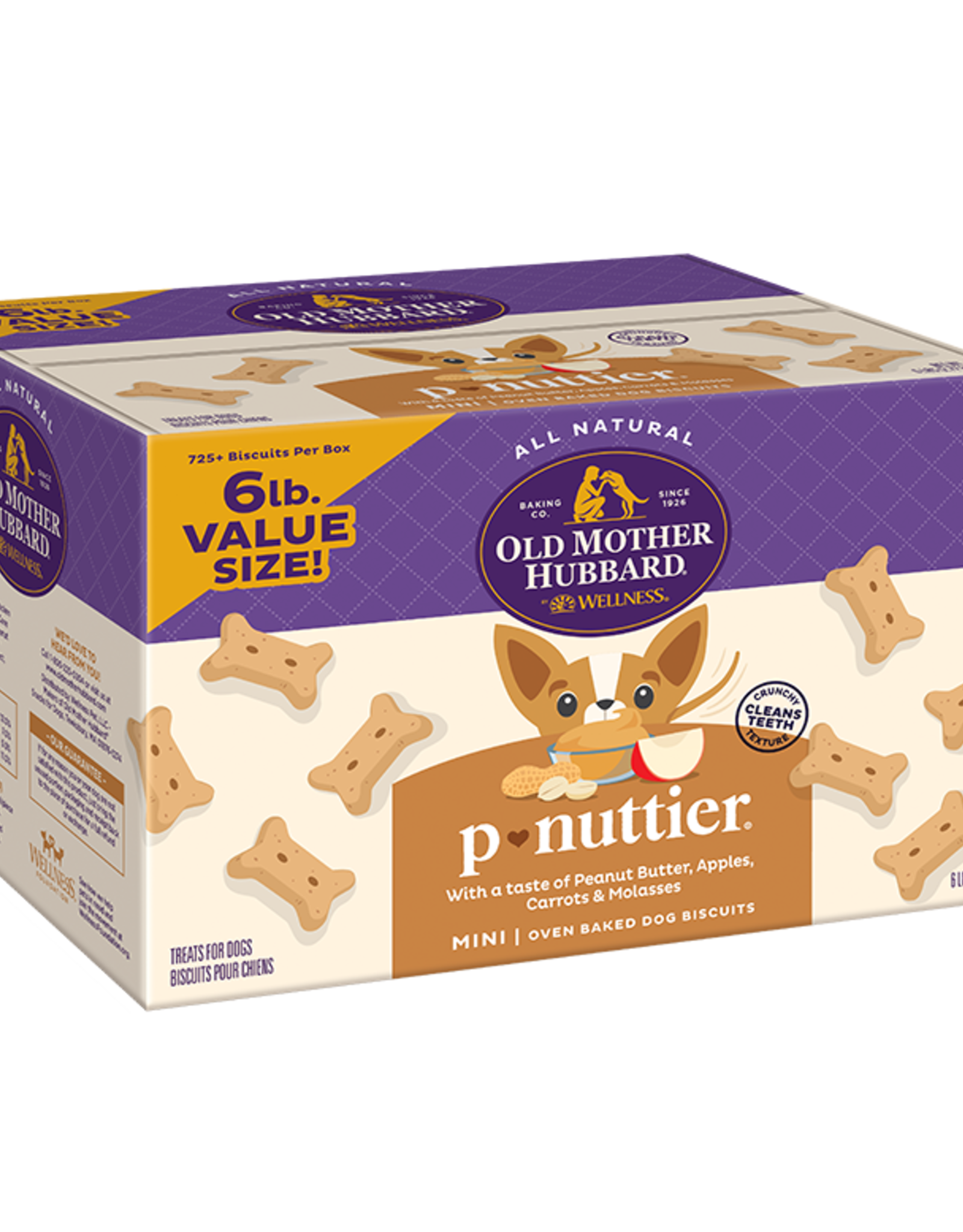 Old Mother Hubbard OLD MOTHER HUBBARD BISC P-NUTTIER MINI 6LBS