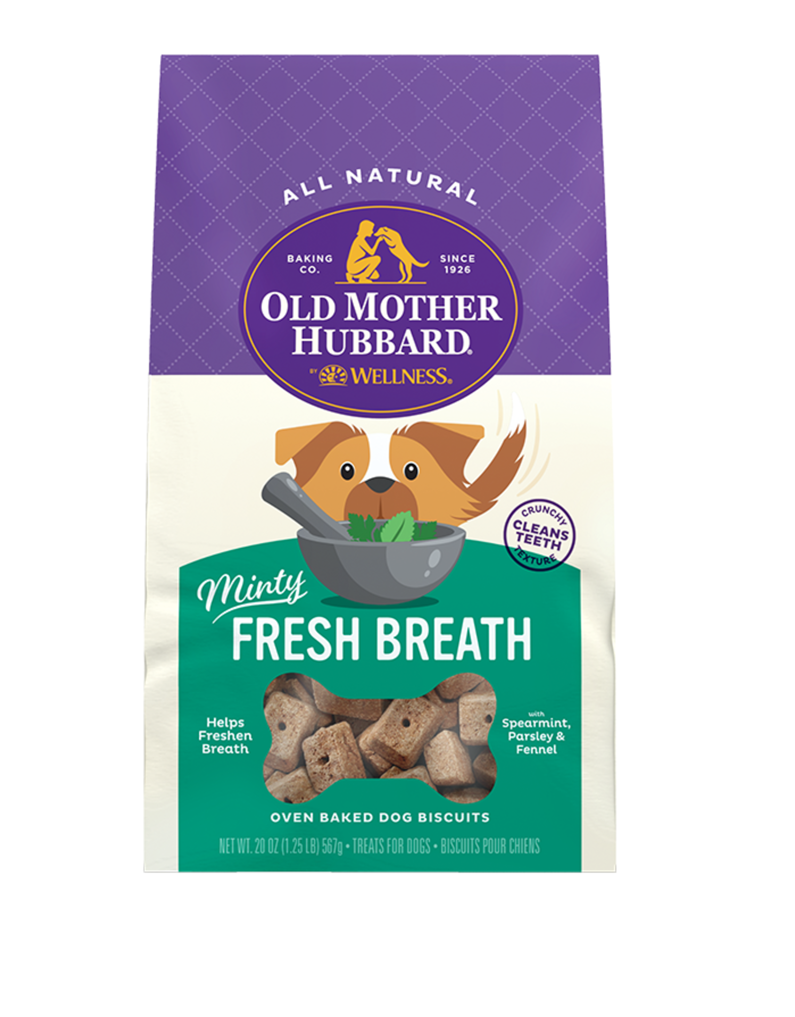 Old Mother Hubbard OLD MOTHER HUBBARD BISC MINTY FRESH BREATH 20OZ