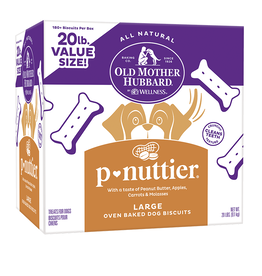 Old Mother Hubbard OLD MOTHER HUBBARD BISCUITS P-NUTTIER LARGE 20LB