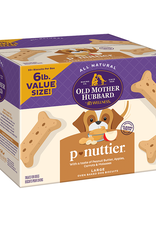 WELLPET LLC OLD MOTHER HUBBARD BISCUITS P-NUTTIER LARGE 6LB