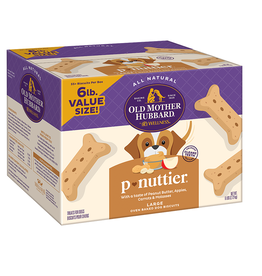 Old Mother Hubbard OLD MOTHER HUBBARD BISCUITS P-NUTTIER LARGE 6LB