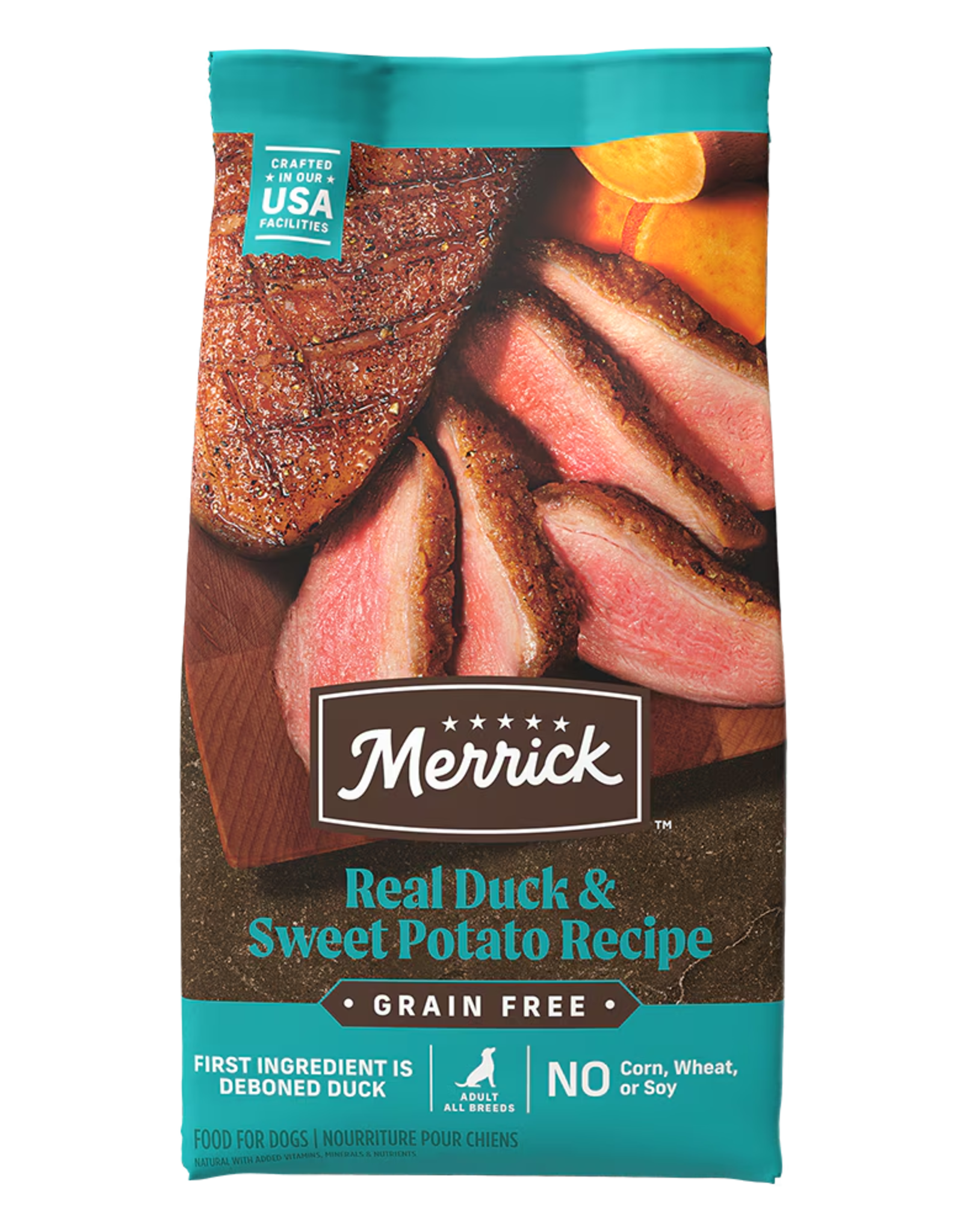 Merrick MERRICK GRAIN FREE DUCK & SWEET POTATO 22LBS