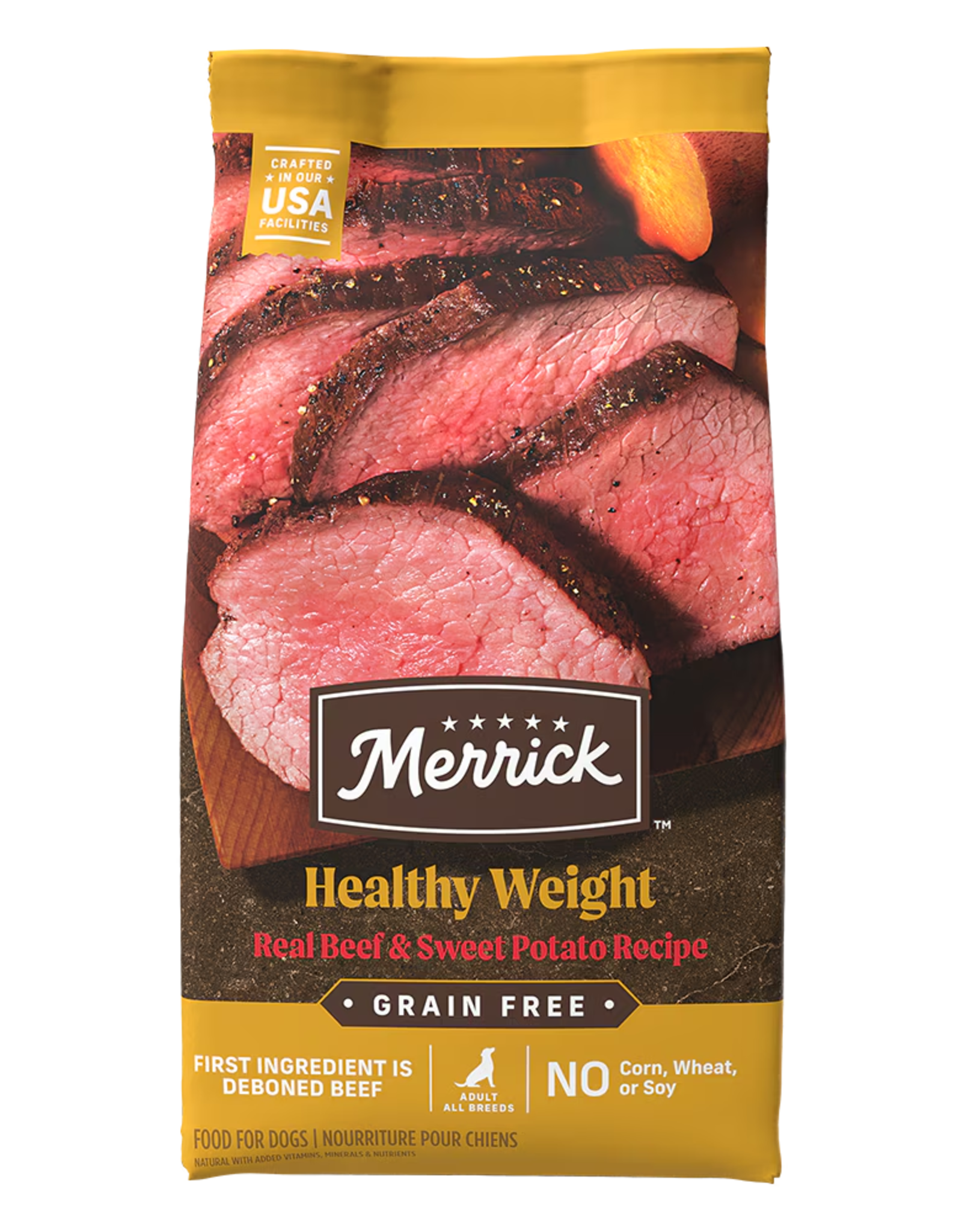 MERRICK PET CARE, INC. MERRICK GRAIN FREE HEALTHY WEIGHT 25LBS