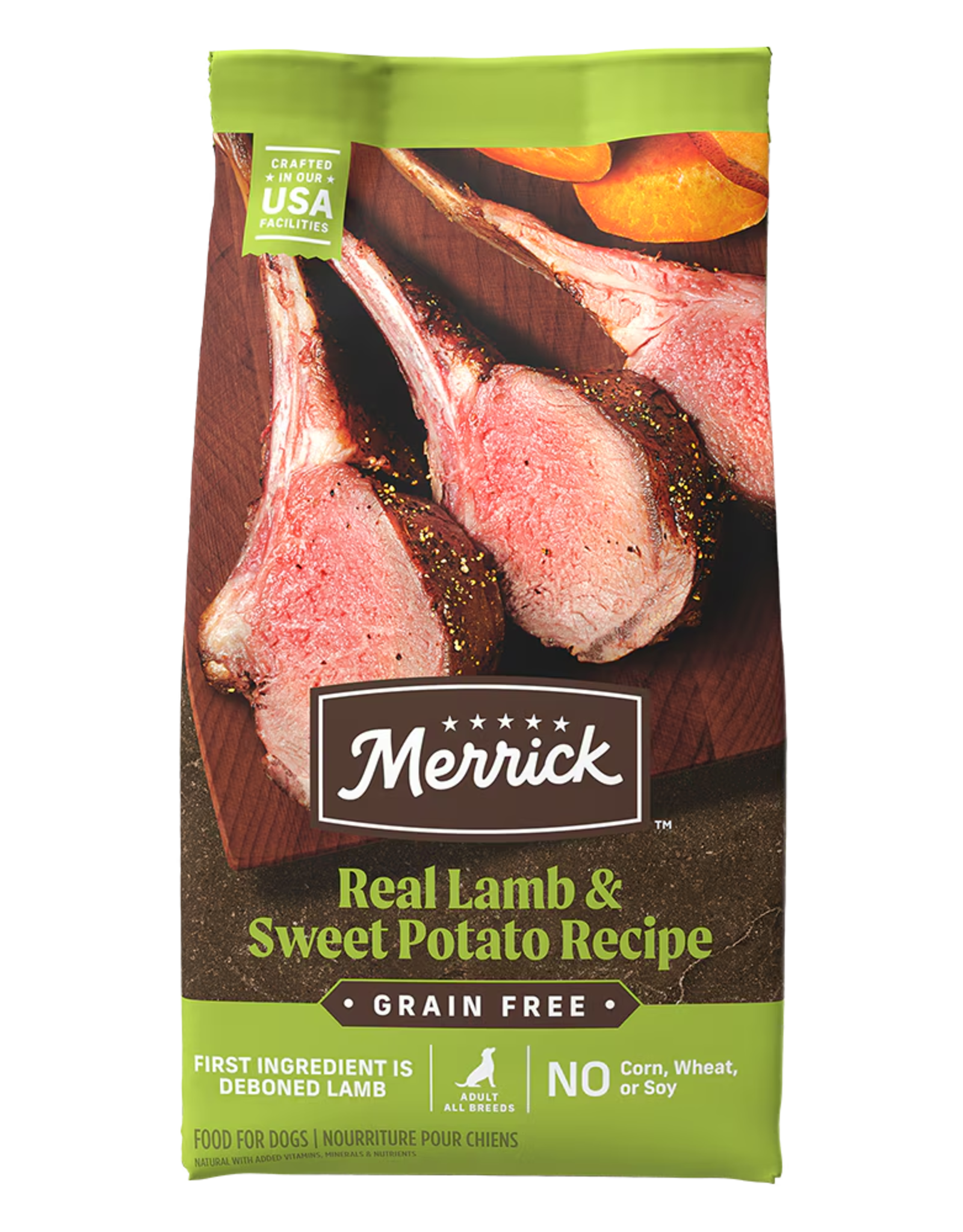 Merrick MERRICK GRAIN FREE LAMB & SWEET POTATO 22LBS