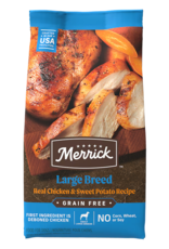 Merrick MERRICK GRAIN FREE LARGE BREED CHICKEN & SWEET POTATO 25LBS