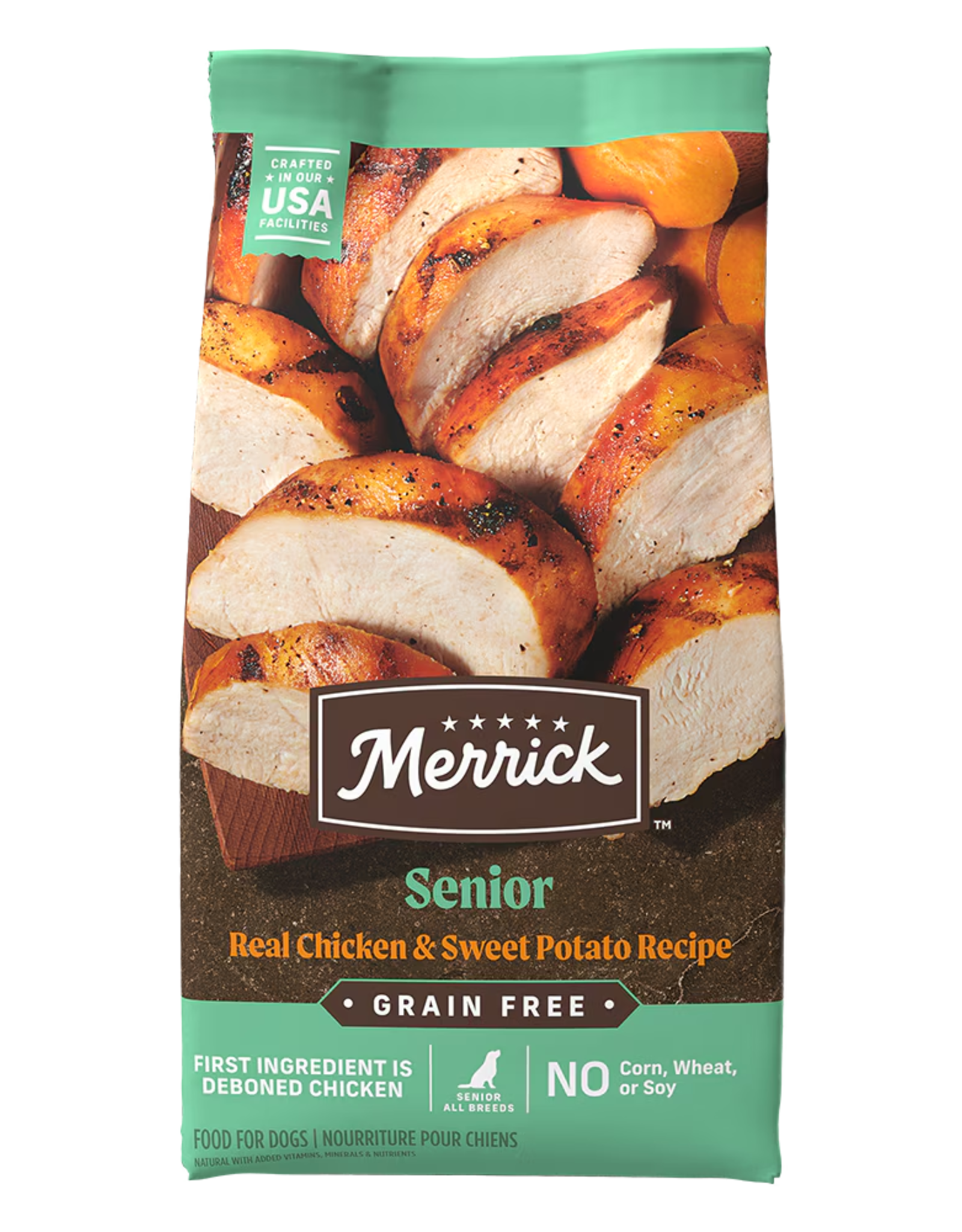 Merrick MERRICK GRAIN FREE SENIOR CHICKEN & SWEET POTATO 22LBS