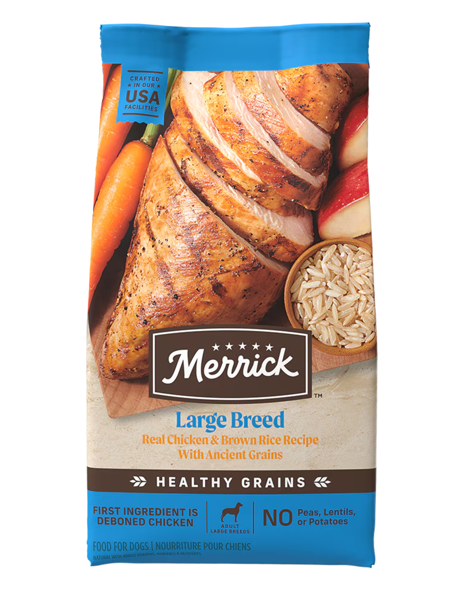 Merrick MERRICK DOG HEALTHY GRAINS LARGE BREED 25 lbs