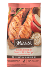 Merrick MERRICK DOG HEALTHY GRAINS SALMON & BROWN RICE 25 lbs