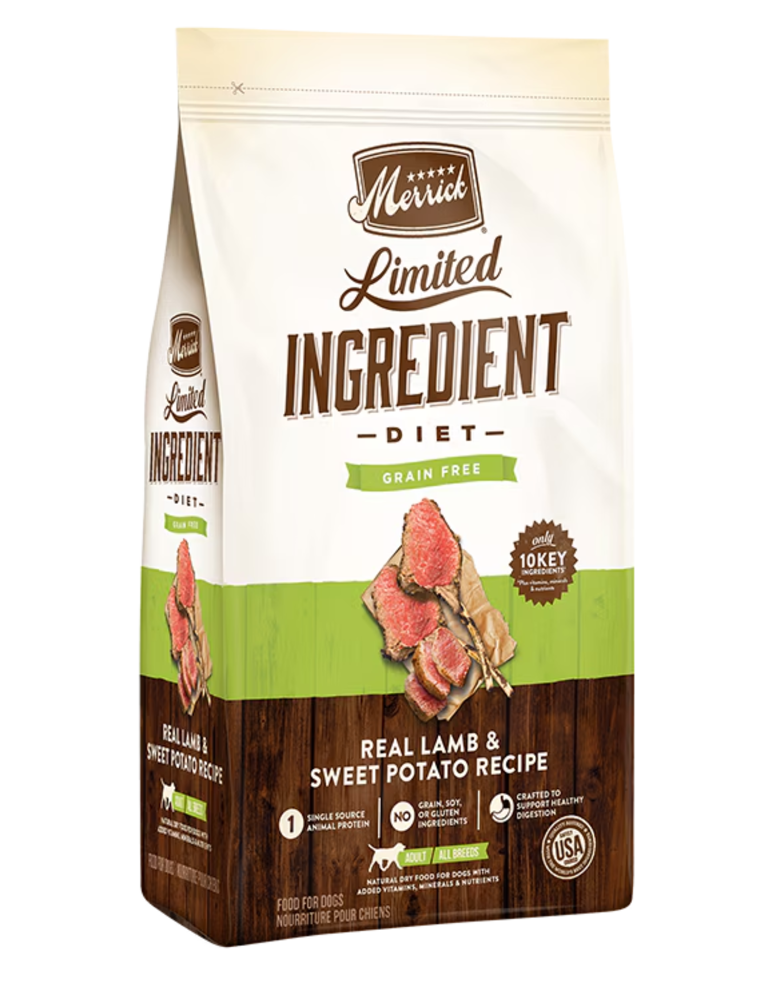 Merrick MERRICK DOG GRAIN FREE LID LAMB 22LBS