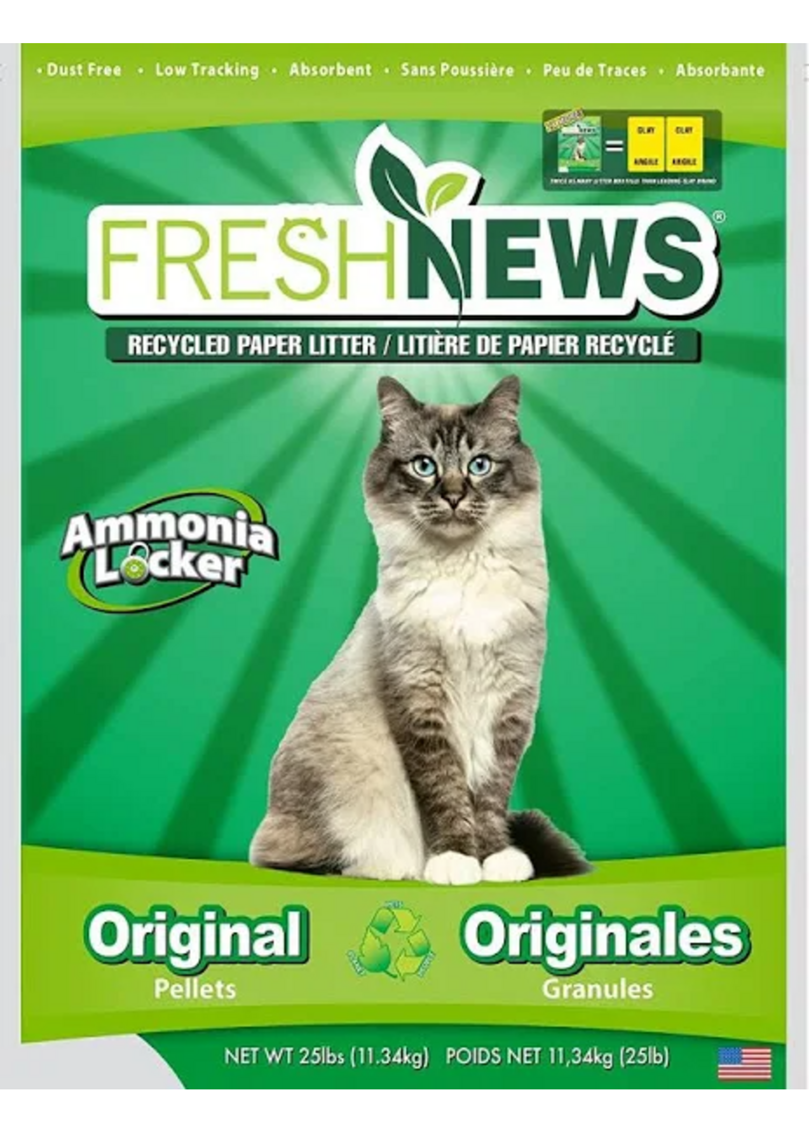 Fresh News Fresh News Paper Cat Litter - 12 lb