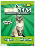 Fresh News Fresh News Paper Cat Litter - 25 lb