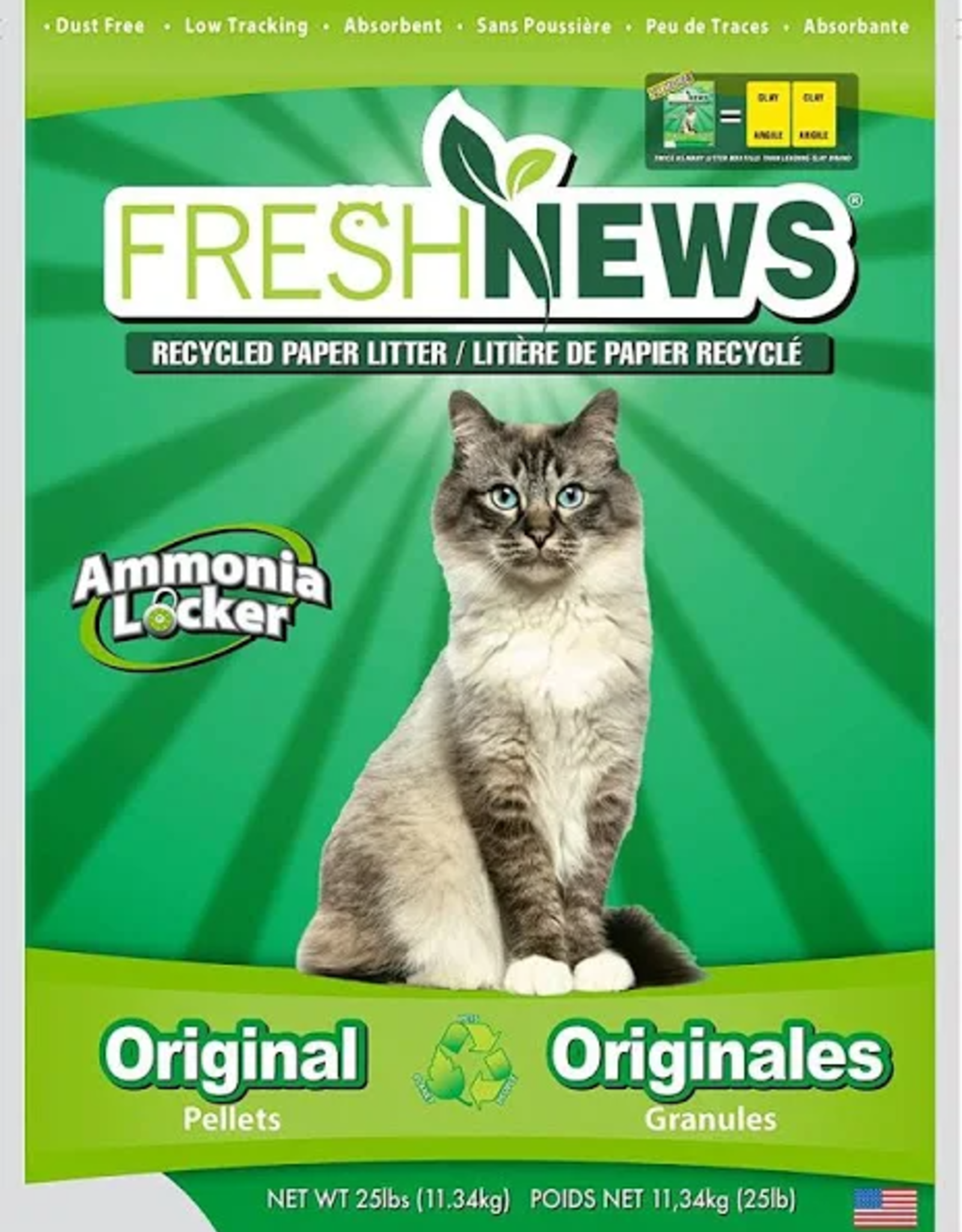 Fresh News Fresh News Paper Cat Litter - 25 lb