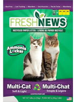 Fresh News Fresh News Multi-Cat Paper Litter - 25 lb