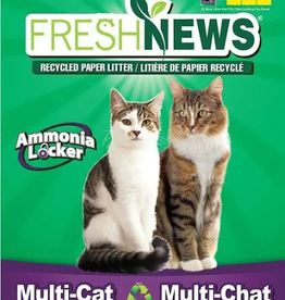 Fresh News FRESH NEWS MULTI CAT PAPER LITTER 25 LB