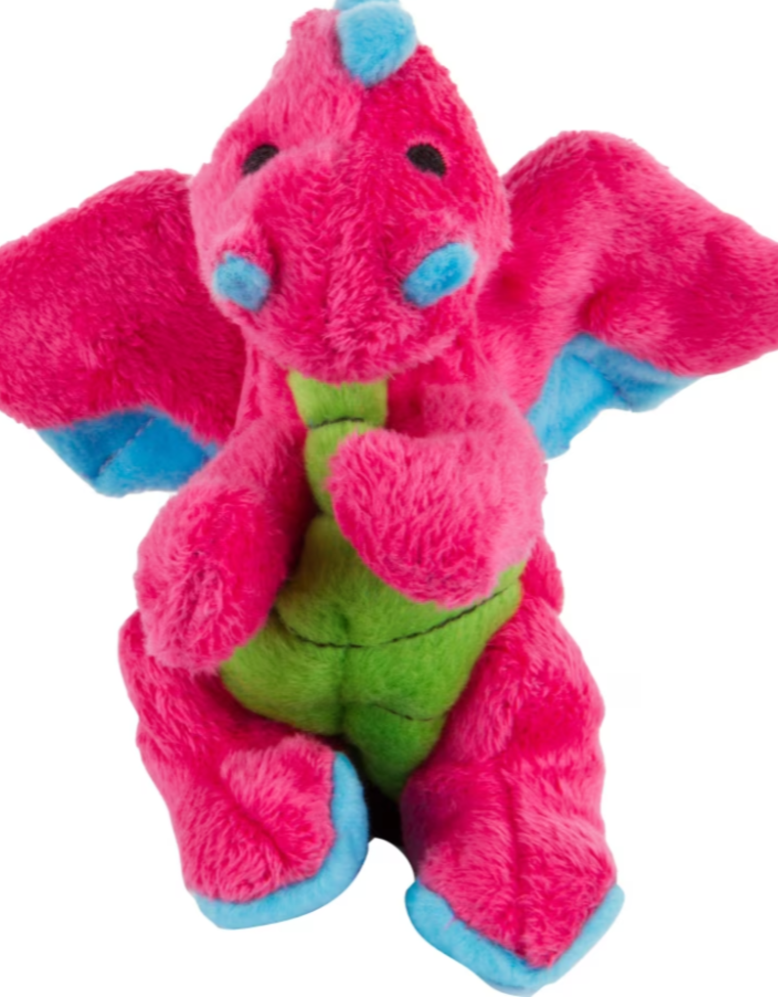 GoDog goDog Dragons Squeaky Plush Dog Toy - Pink Small