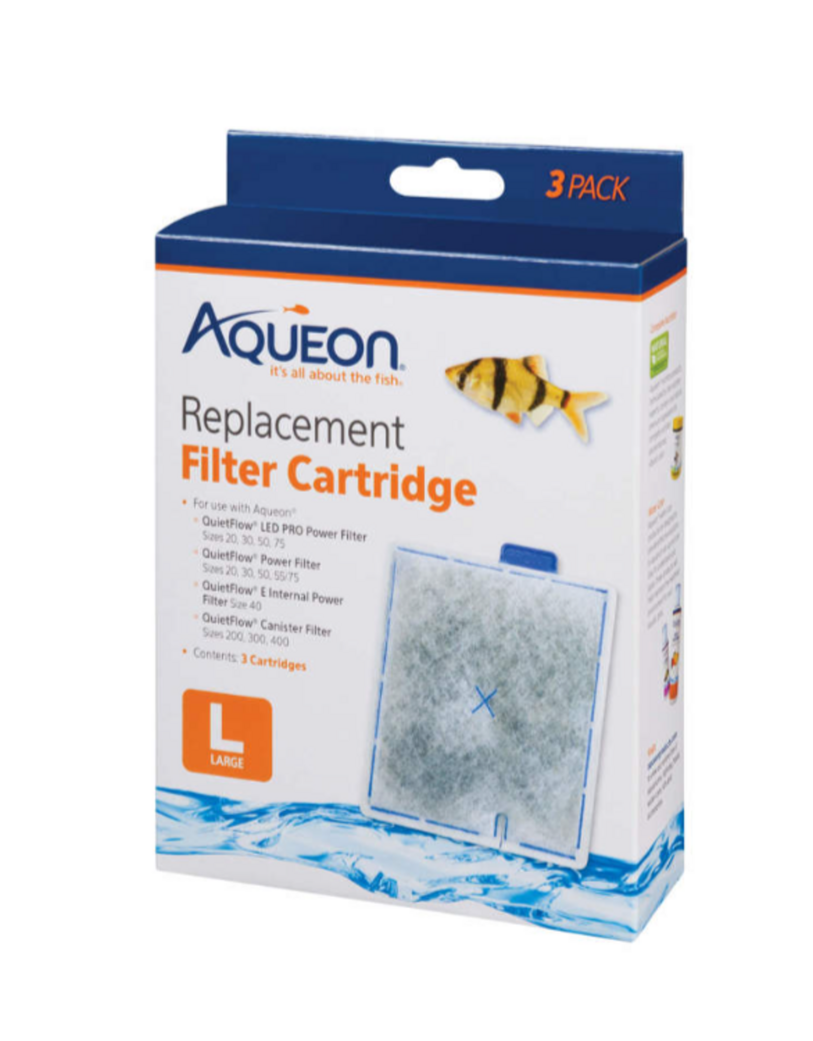 Aqueon Aqueon Replacement Filter Cartridges Large - 3 pack