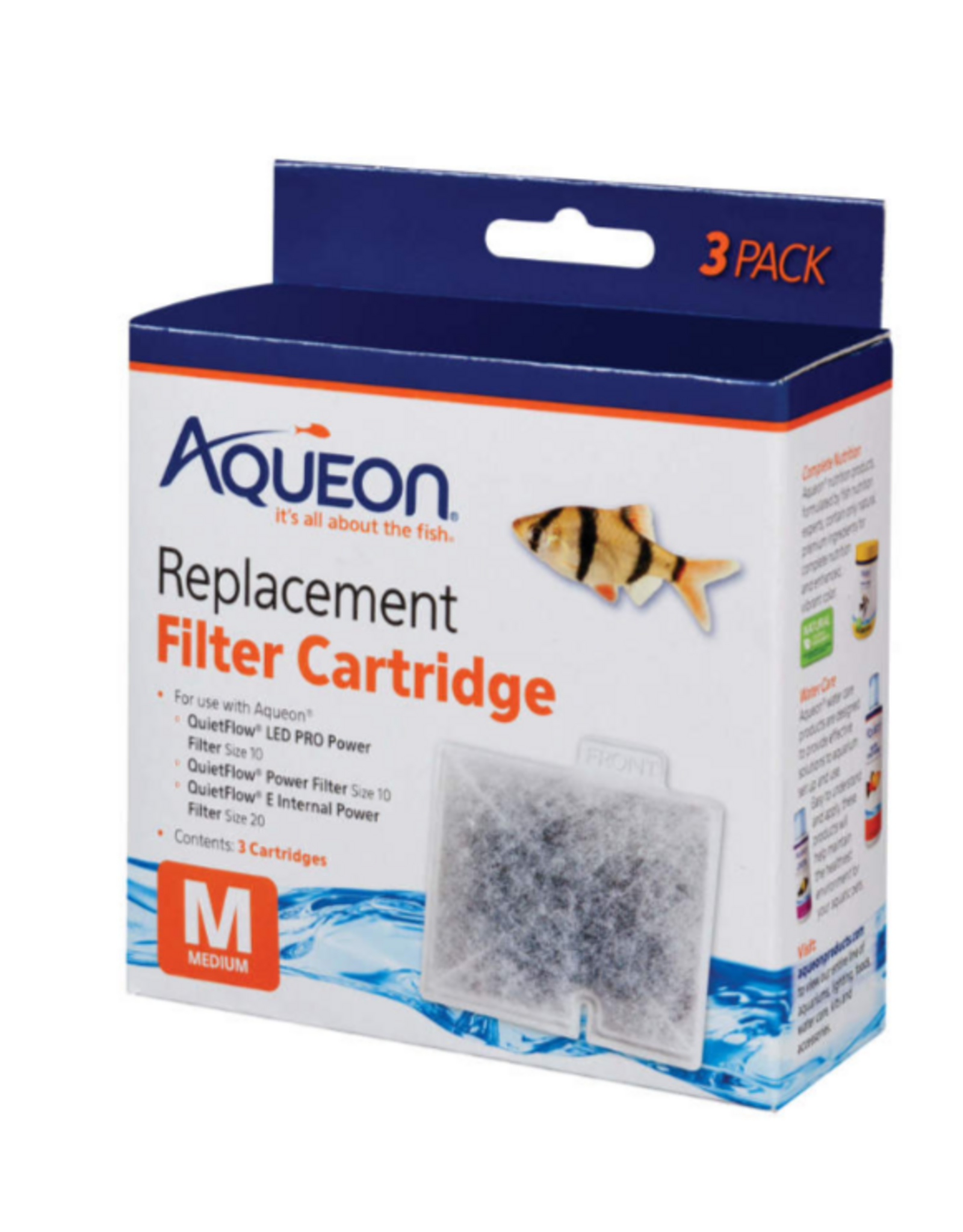 Aqueon Aqueon Replacement Filter Cartridges Medium - 3 pack