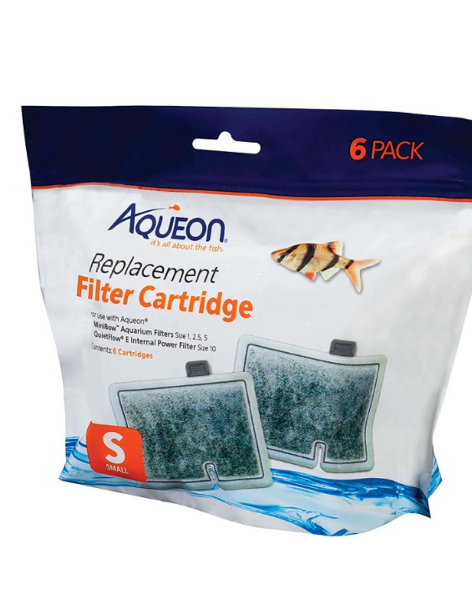 Aqueon Aqueon Replacement Filter Cartridges Small - 6 pack
