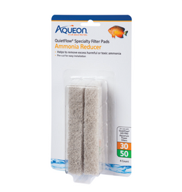 Aqueon Aqueon Replacement Ammonia Reducer Filter Pads Size 30/50 4 Pack