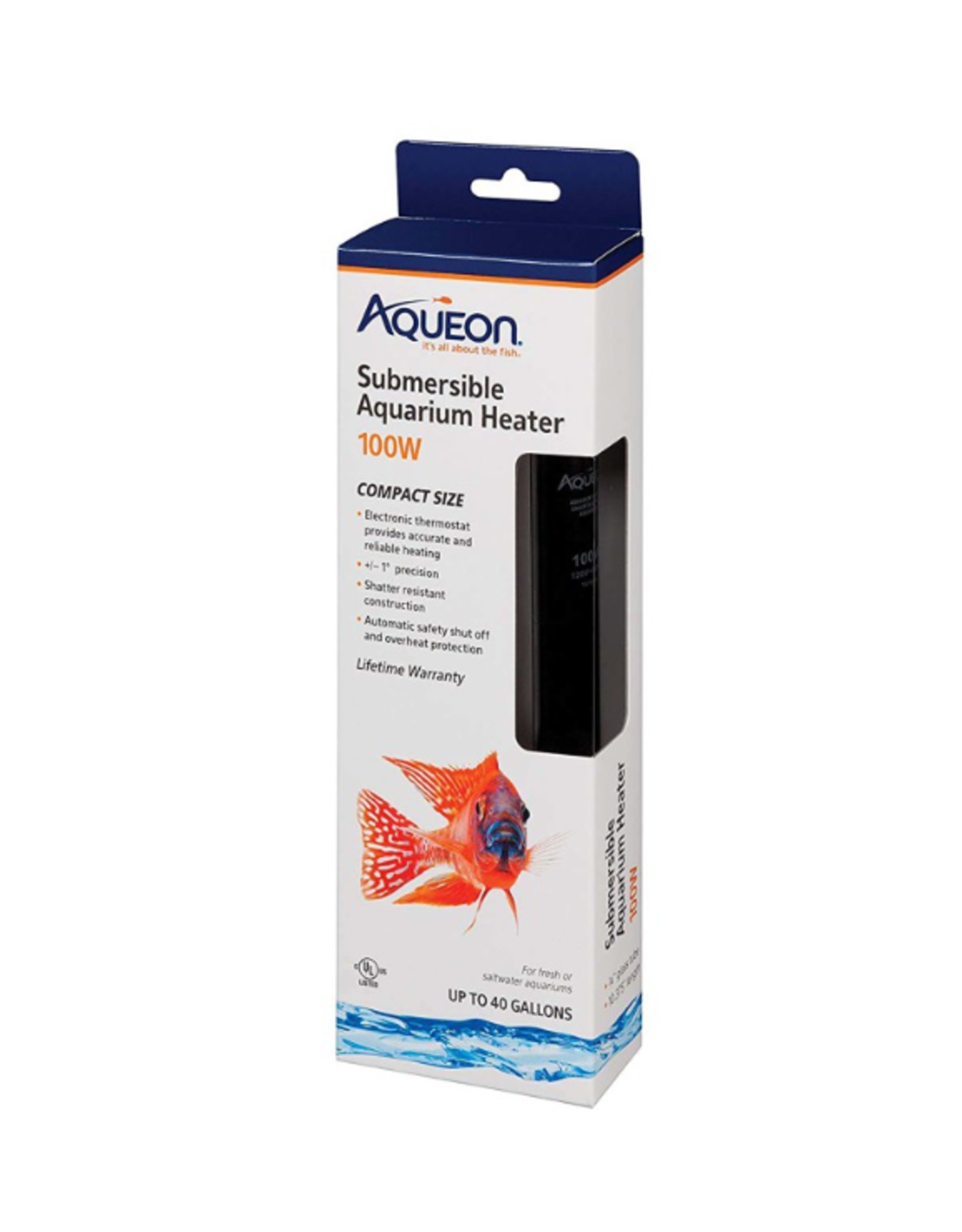 Aqueon AQUEON SUBMERSIBLE AQUARIUM HEATER 100 WATT