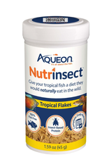 AQUEON CORALIFE KENT ZILLA AQUEON NUTRINSECT TROPICAL FLAKE FISH FOOD 1.59OZ